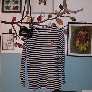 CDG striped L/S
